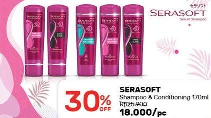 Promo Harga Serasoft Shampoo/Conditioner  - Guardian