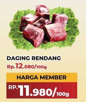 Promo Harga Daging Rendang Sapi per 100 gr - Yogya
