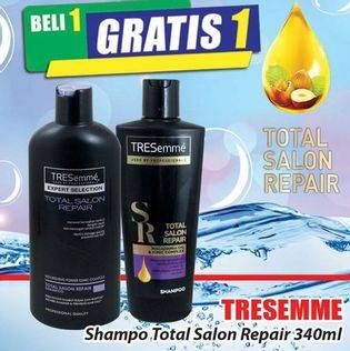Promo Harga TRESEMME Shampoo Total Salo Repair 340 ml - Hari Hari