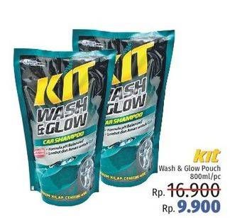 Promo Harga KIT Wash & Glow Car Shampoo 800 ml - LotteMart