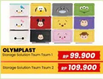 Promo Harga Olymplast Storage Solution Kotak Serbaguna Tsum Tsum 2  - Yogya