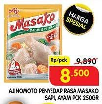 Promo Harga AJINOMOTO Penyedap Rasa Masako Ayam, Sapi 250 gr - Superindo