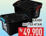 Promo Harga MTD Xavier Tempat Penyimpanan Hitam 30 ltr - Hypermart