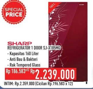 Promo Harga SHARP SJ-X185MG | Kulkas 1 Pintu  - Hypermart