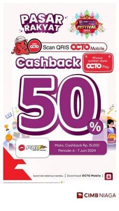 Promo Harga Cashback 50%  - Pizza Hut