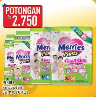 Promo Harga Merries Pants Good Skin S40, M34, L30, XL26  - Hypermart