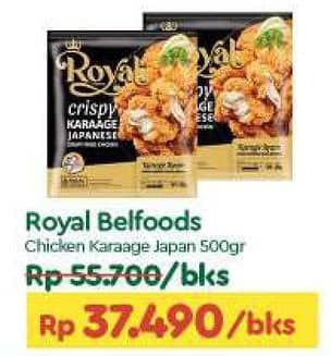Promo Harga Belfoods Royal Nugget Crispy Karaage 500 gr - TIP TOP