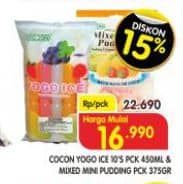 Promo Harga Cocon Yogo Ice/Cocon Mixed Mini Pudding   - Superindo