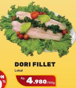 Promo Harga Fillet Dori Lokal per 100 gr - Yogya