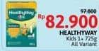 Promo Harga Healthyway Kids 1+ All Variants 725 gr - Alfamidi