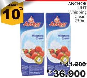 Promo Harga ANCHOR Whipping Cream 250 ml - Giant