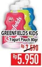 Promo Harga GREENFIELDS Yogurt Squeeze All Variants 80 gr - Hypermart