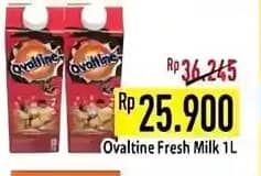 Promo Harga Ovaltine Fresh Milk 1000 ml - Hypermart