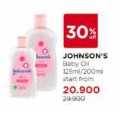 Promo Harga JOHNSONS Baby Oil 125 ml - Watsons