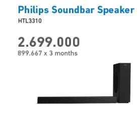 Promo Harga PHILIPS HTL3310 Soundbar Speaker  - Electronic City