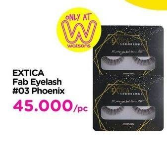 Promo Harga EXTICA Fabulous Lashes 03 Phoenix  - Watsons