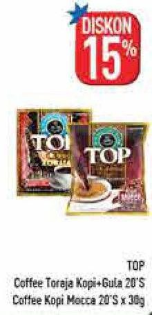 Promo Harga Top Coffee Toraja Kopi + Gula / Kopi Mocca  - Hypermart