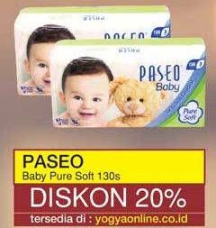 Promo Harga PASEO Baby Pure Soft 130 sheet - Yogya