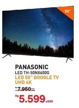 Promo Harga Panasonic TV LED TH-50NX600G  - Yogya