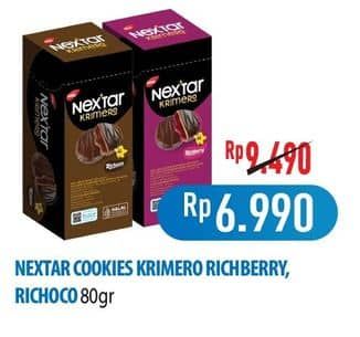 Promo Harga Nabati Nextar Krimero Richberry, Richoco 80 gr - Hypermart