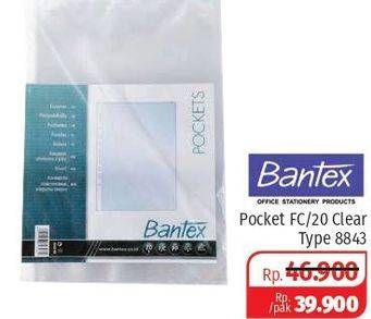 Promo Harga BANTEX Pocket FC/20 Clearty PE8843  - Lotte Grosir