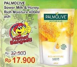 Promo Harga PALMOLIVE Shower Gel Milk Honey 400 ml - Indomaret