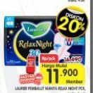 Promo Harga Laurier Relax Night 30cm 16 pcs - Superindo