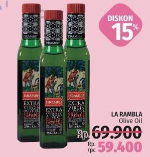 Promo Harga LA RAMBLA Extra Virgin Olive Oil  - LotteMart