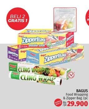 Promo Harga Bagus Cling Wrap/Zipper Bag  - LotteMart