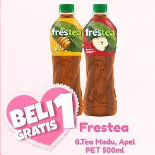 Promo Harga Frestea Minuman Teh Green Honey, Apple 500 ml - Alfamart