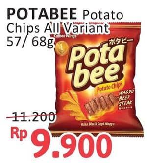 Promo Harga Potabee Snack Potato Chips All Variants 57 gr - Alfamidi