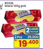 Promo Harga Regal Marie 120 gr - Indomaret