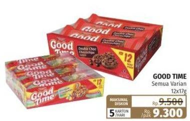 Promo Harga GOOD TIME Cookies Chocochips All Variants 16 gr - Lotte Grosir