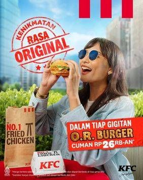 Promo Harga KFC O.R. Burger   - KFC