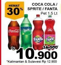 Promo Harga COCA COLA Minuman Soda 1500 ml - Giant