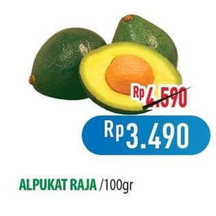 Promo Harga Alpukat Raja per 100 gr - Hypermart