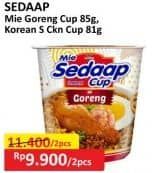 Promo Harga Sedaap Mie Cup  - Alfamart