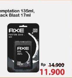 Promo Harga AXE Pocket Frag Sachet Black, Dark Temptation 17 ml - Alfamart