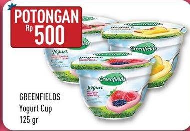 Promo Harga GREENFIELDS Yogurt 125 gr - Hypermart