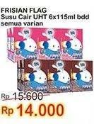 Promo Harga FRISIAN FLAG Susu UHT Milky Zuzhu Zazha All Variants per 6 tpk 115 ml - Indomaret