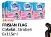 Promo Harga Frisian Flag Susu UHT Milky Zuzhu Zazha Chocolate, Strawberry per 6 tpk 115 ml - Alfamidi