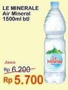 Promo Harga LE MINERALE Air Mineral 1500 ml - Indomaret