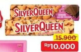 Promo Harga SILVER QUEEN Chocolate Almonds, Crispy, Fruit Nuts 57 gr - Alfamart