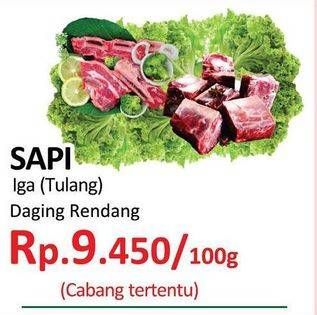 Promo Harga SAPI Iga (Tulang) / Daging Rendang  - Yogya