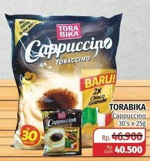 Promo Harga Torabika Cappuccino per 30 sachet 25 gr - Lotte Grosir