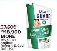 Promo Harga BIORE Guard Body Foam Active Antibacterial, Lively Refresh, Energetic Cool 450 ml - Alfamart