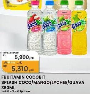Promo Harga Frutamin Cocobit Splash Coco, Guava, Lychee, Mango 350 ml - Carrefour