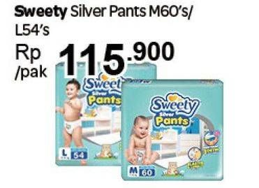 Promo Harga Sweety Silver Pants M60, L54  - Carrefour
