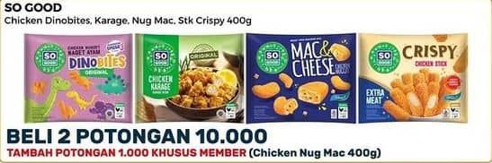 Promo Harga So Good Chicken Nugget/Karage  - Alfamart