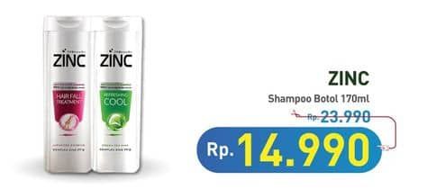 Promo Harga Zinc Shampoo 170 ml - Hypermart